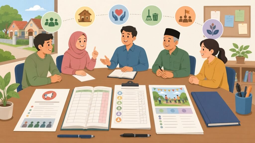 Template Administrasi RT, Komunitas, dan Kegiatan Warga